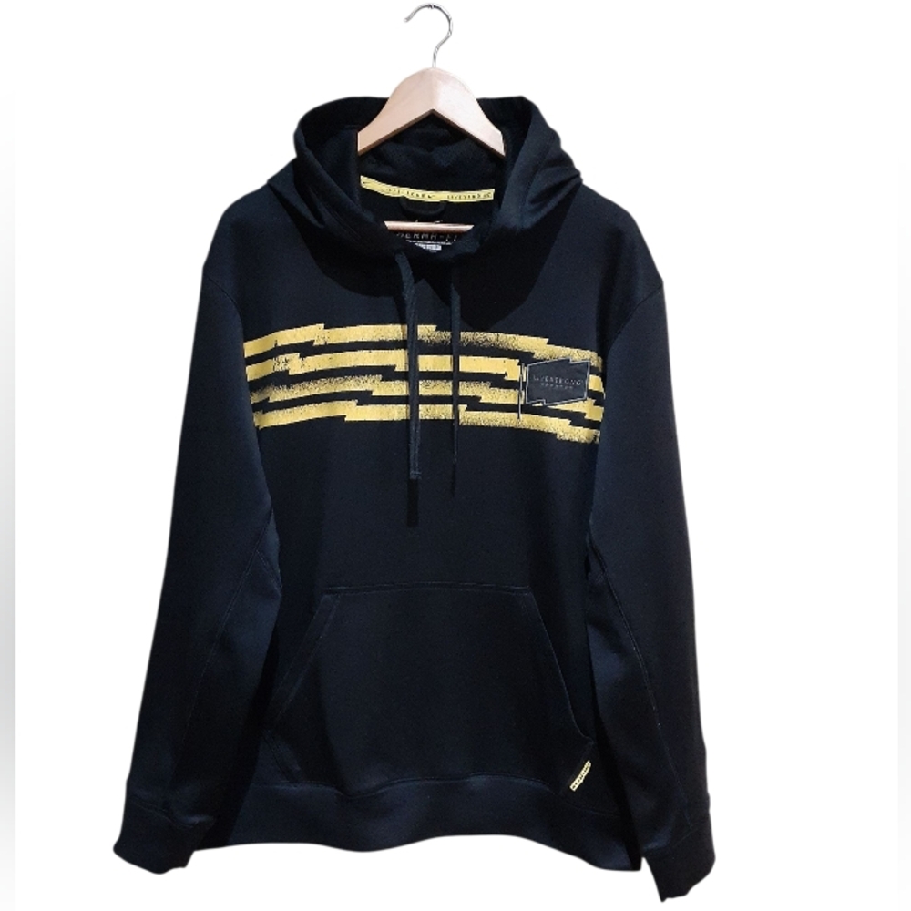 Nike Men's Livestrong Therma-fit Hoodie Black Yellow Size Large